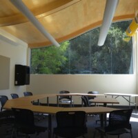 The desks in every classroom and collaborative area consist of individual units that can be arranged in many configurations.